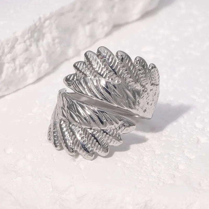 ANILLO LEAFS SILVER