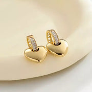 AROS HOOPS HEART SHINY