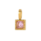 DIJE CUADRADITO ROSA