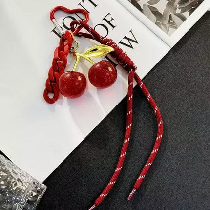 LLAVERO CHARMIE CHERRY RED