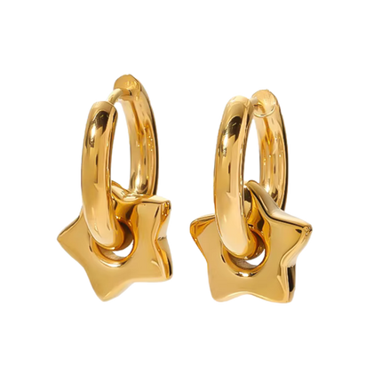 AROS HOOPS STAR GOLD