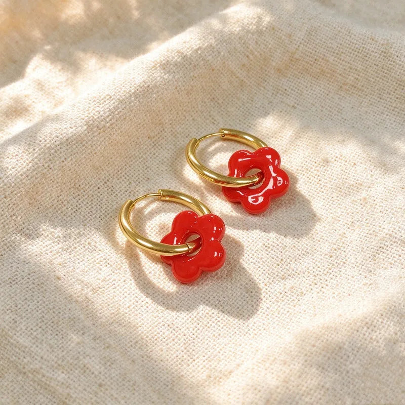 AROS HOOPS SUMMER RED