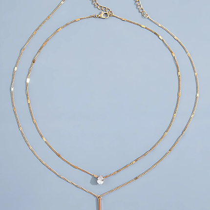 COLLAR DOBLE BARRITA