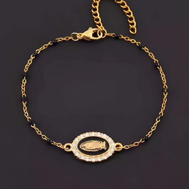 PULSERA VIRGENCITA BLACK