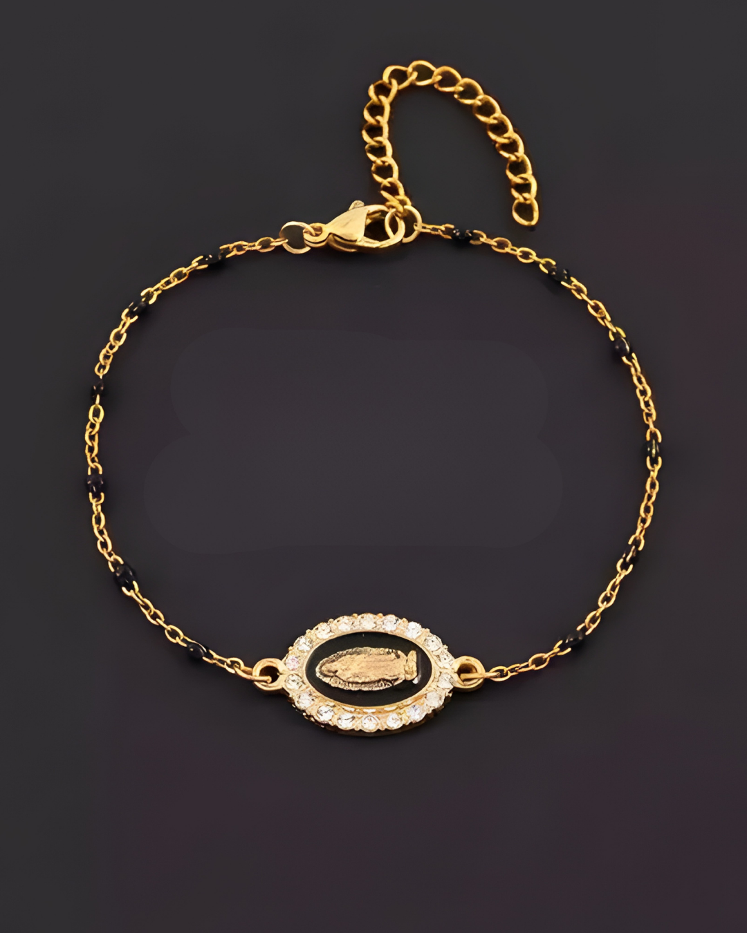 PULSERA VIRGENCITA BLACK