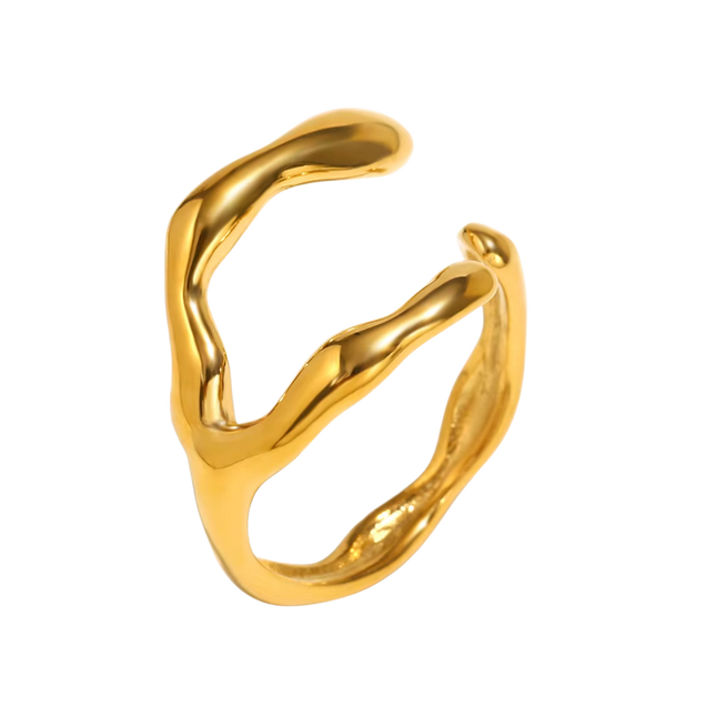 ANILLO IRREGULAR GOLD