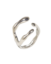 ANILLO IRREGULAR SILVER