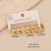 COMBO DE AROS MIXED SHINY CUBANIS