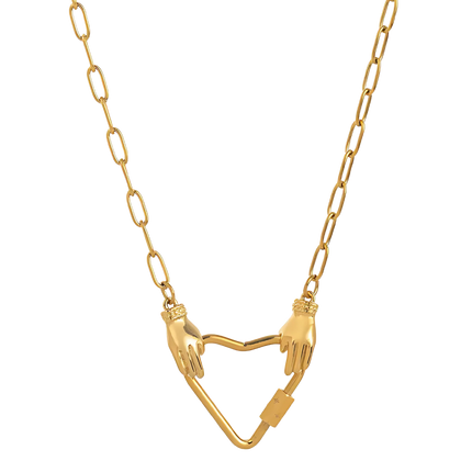 COLLAR HOLD ON LOVER GOLD