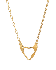 COLLAR HOLD ON LOVER GOLD