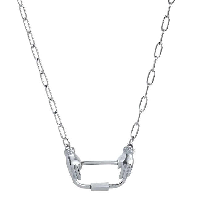COLLAR HOLD ON SILVER
