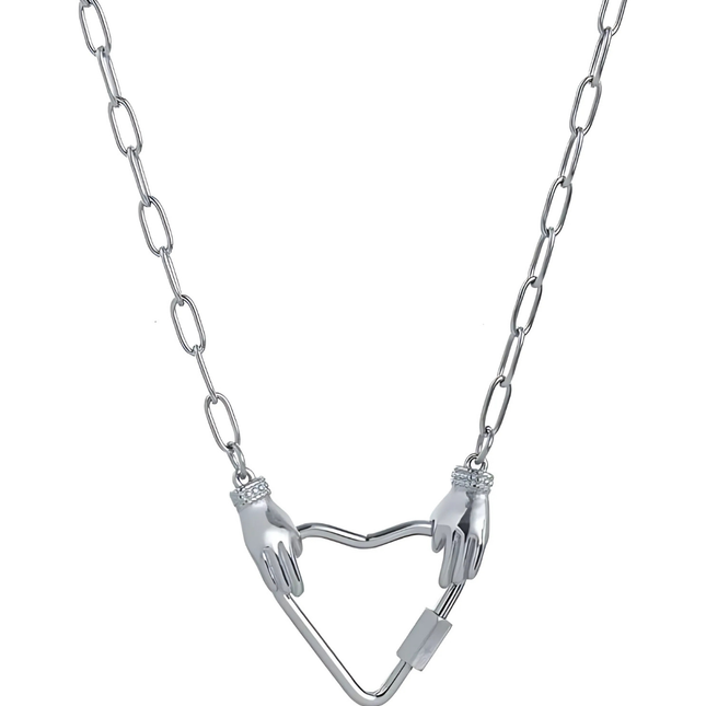 COLLAR HOLD ON LOVER SILVER