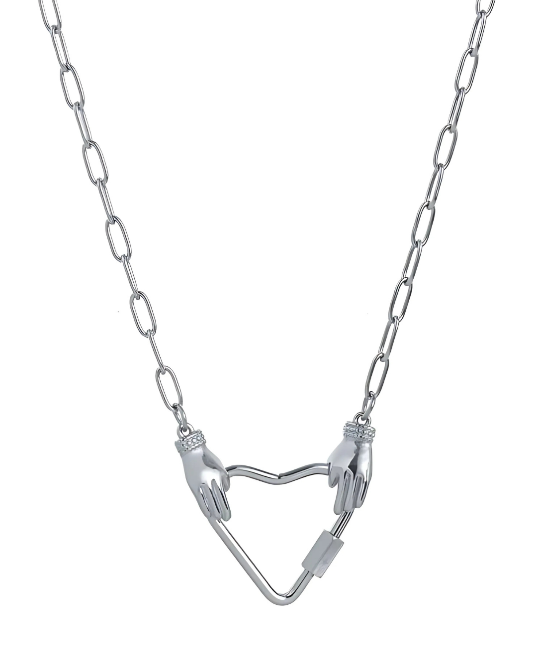 COLLAR HOLD ON LOVER SILVER