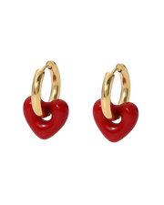 AROS HOOPS LOVE RED