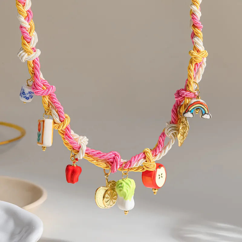 COLLAR ODDITY ROSA