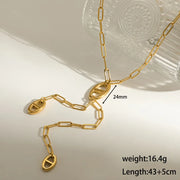 COLLAR CORBATERO SODA GOLD