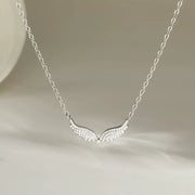 COLLAR ALAS SHINY SILVER