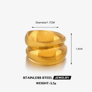 ANILLO NEW BOMBE GOLD