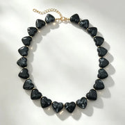 COLLAR HEART CANDY BLACK