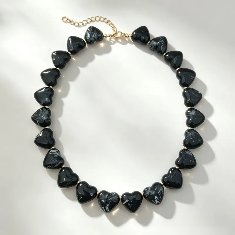 COLLAR HEART CANDY BLACK