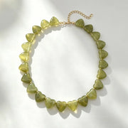 COLLAR HEART CANDY OLIVE