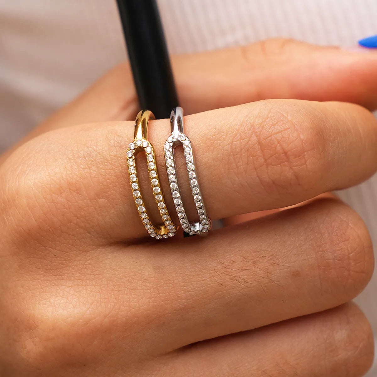 ANILLO SLASH SILVER