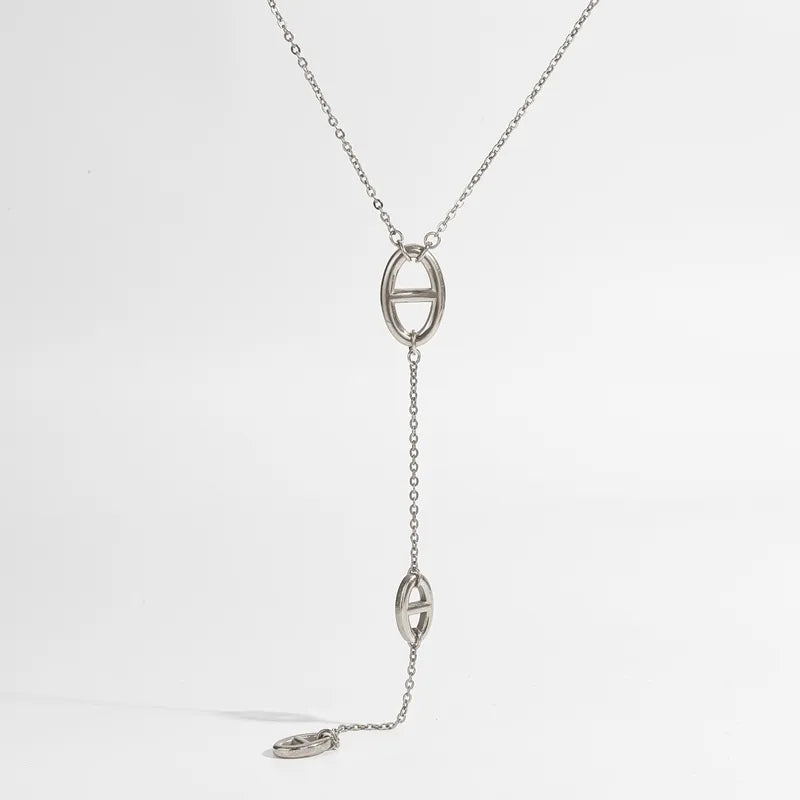 COLLAR CORBATERO POP SILVER