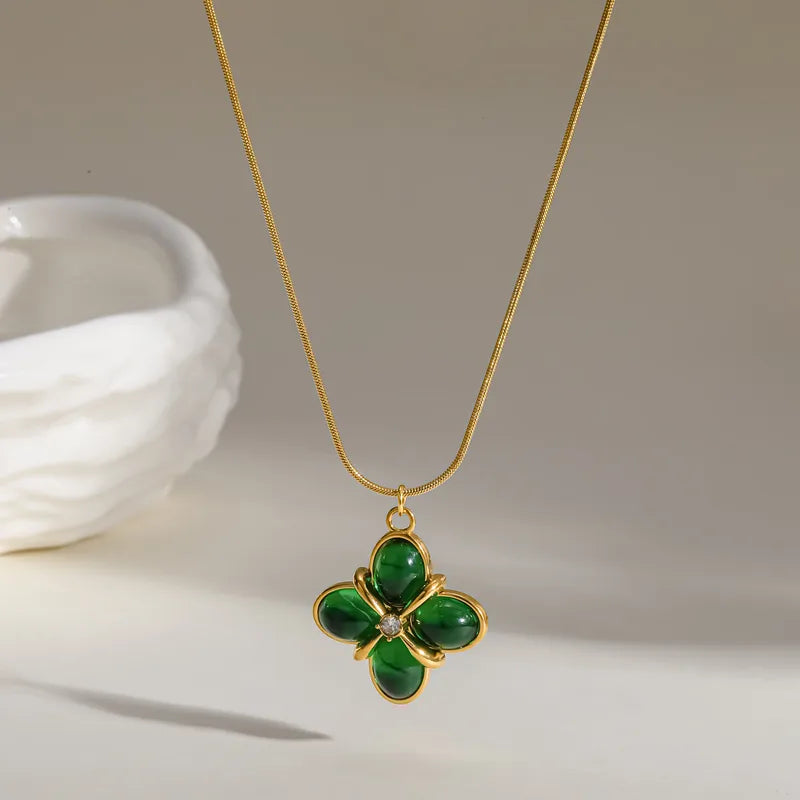 COLLAR ROSALYN GREEN