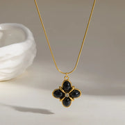 COLLAR ROSALYN BLACK