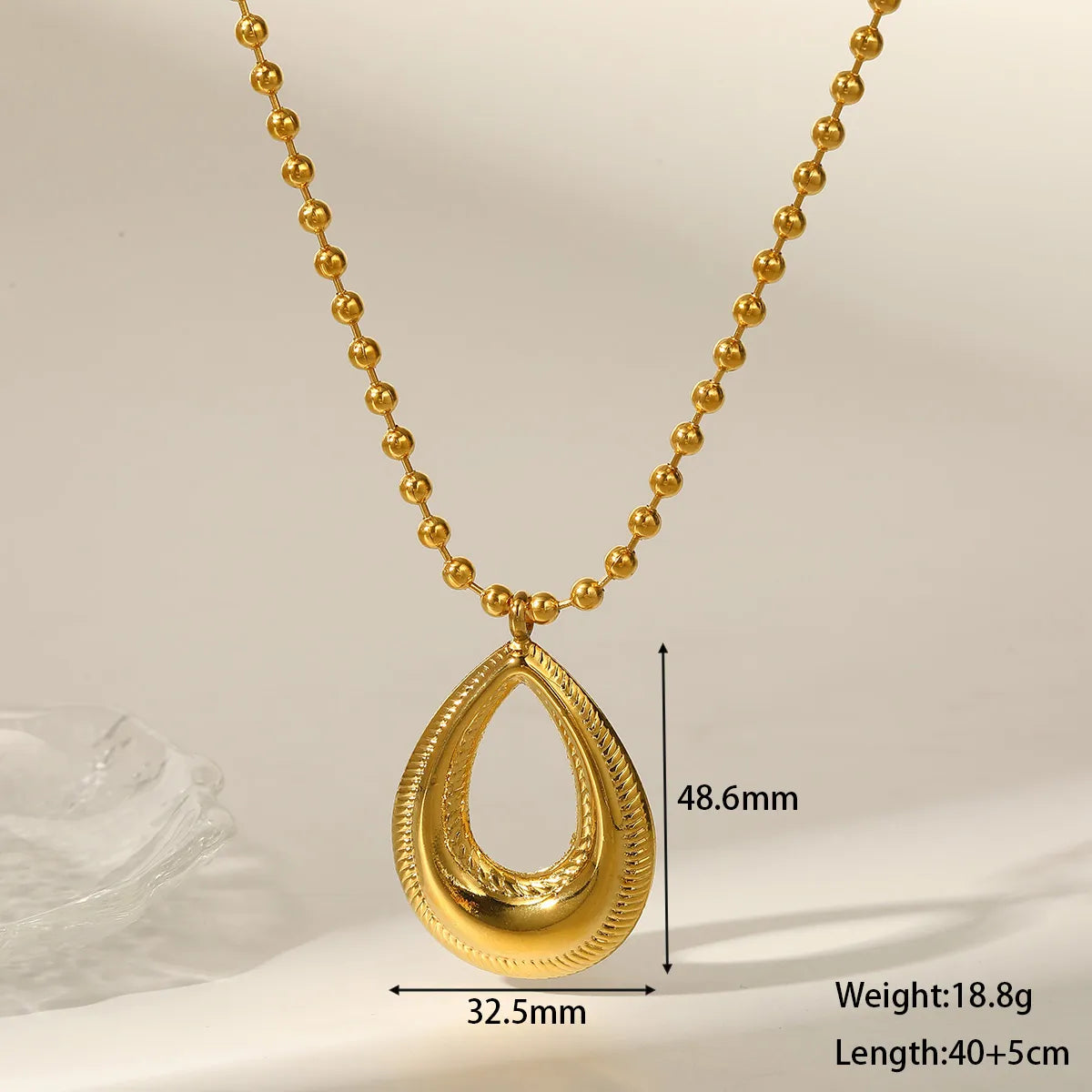 COLLAR GOTA DE AGUA