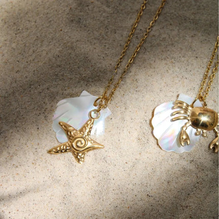 COLLAR ESTRELLA DE MAR OSTRA