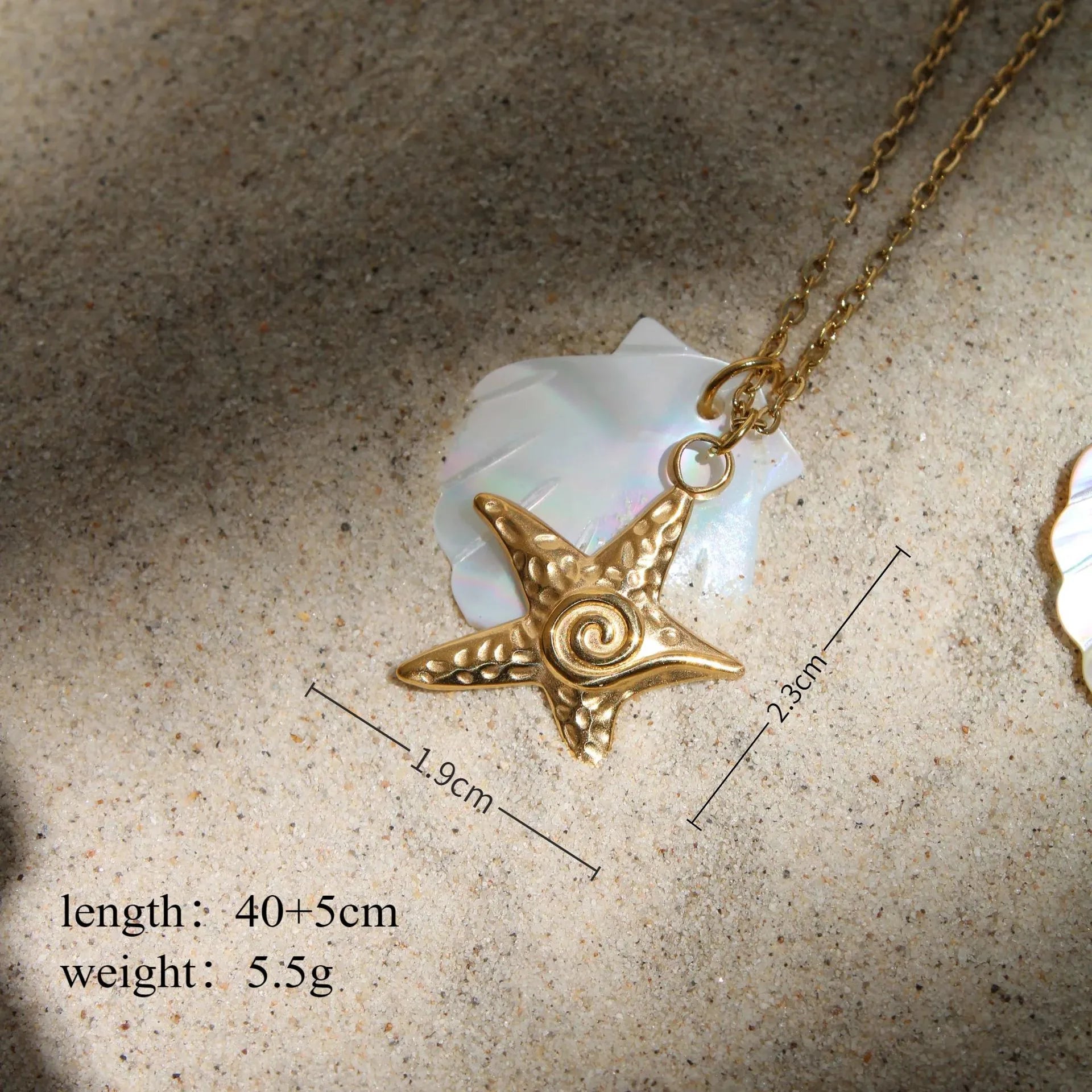 COLLAR ESTRELLA DE MAR OSTRA