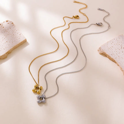 COLLAR FLOWER WAVY GOLD