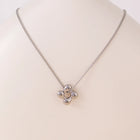COLLAR FLOWER WAVY SILVER