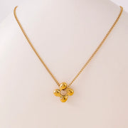 COLLAR FLOWER WAVY GOLD