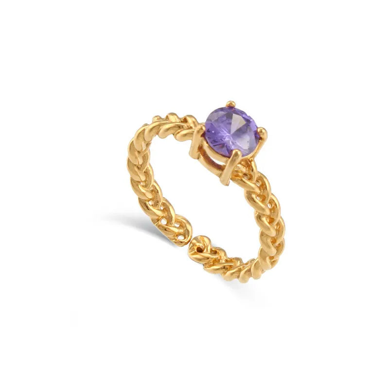 ANILLO ABIERTO TRENZADO