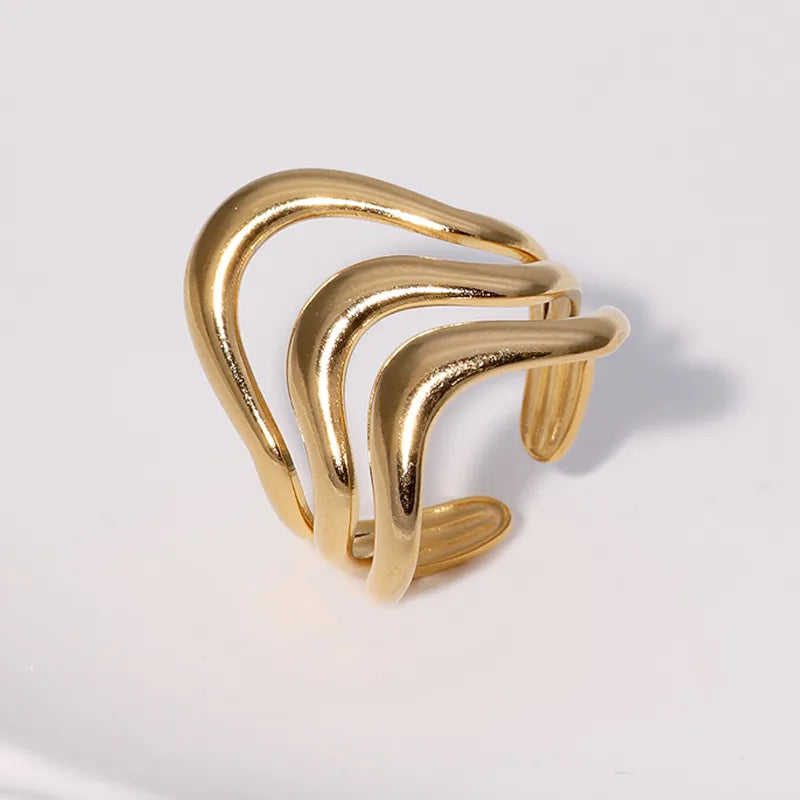 ANILLO VERY WAVY GOLD