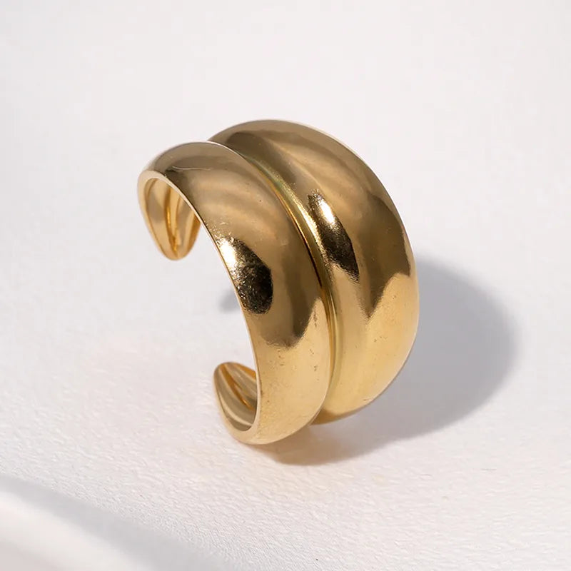 ANILLO BOMBE DOBLE GOLD