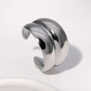 ANILLO BOMBE DOBLE SILVER
