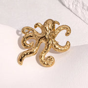 ANILLO PULPO GOLD