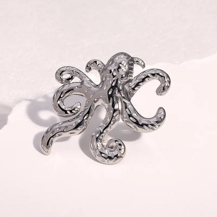 ANILLO PULPO SILVER