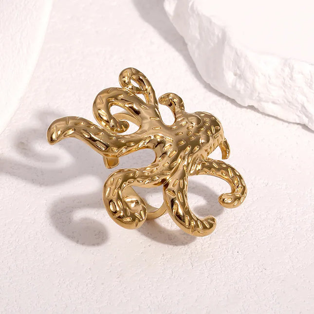 ANILLO PULPO GOLD
