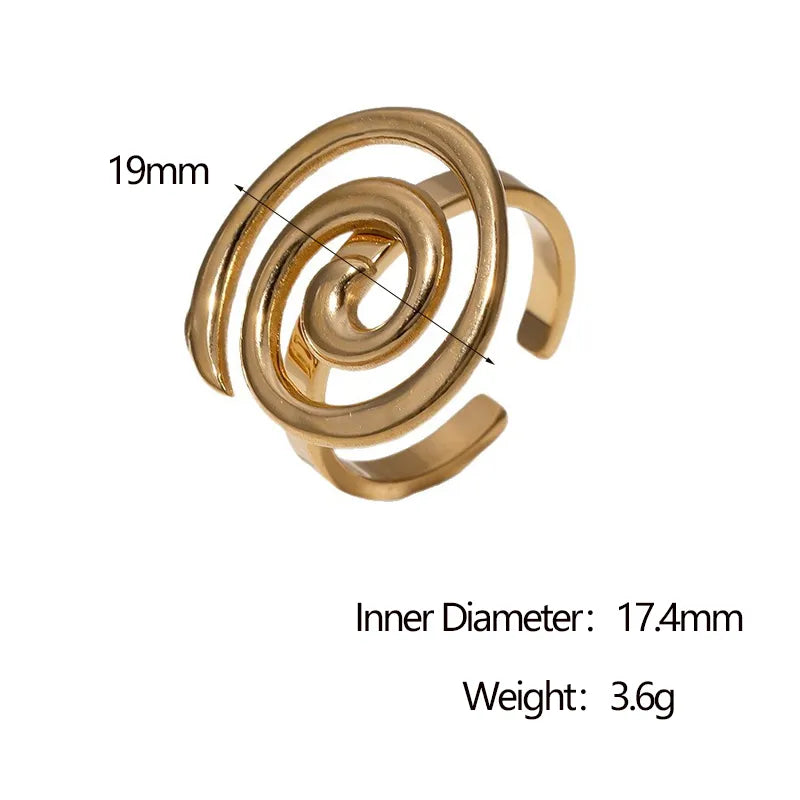 ANILLO ESPIRAL GOLD