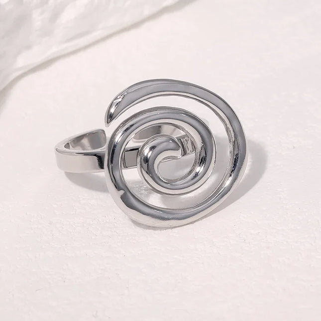 ANILLO ESPIRAL SILVER