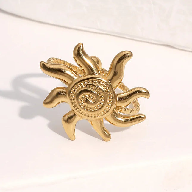 ANILLO SOL VINTAGE GOLD