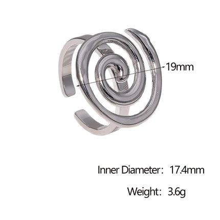 ANILLO ESPIRAL SILVER
