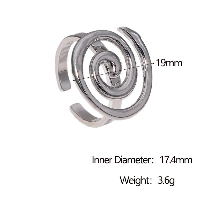 ANILLO ESPIRAL SILVER
