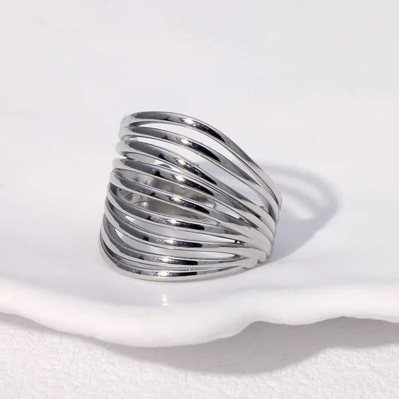 ANILLO PUMPED SILVER