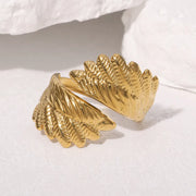 ANILLO LEAFS GOLD