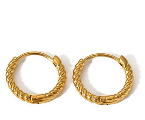 AROS HOOPS TORNEADOS GOLD